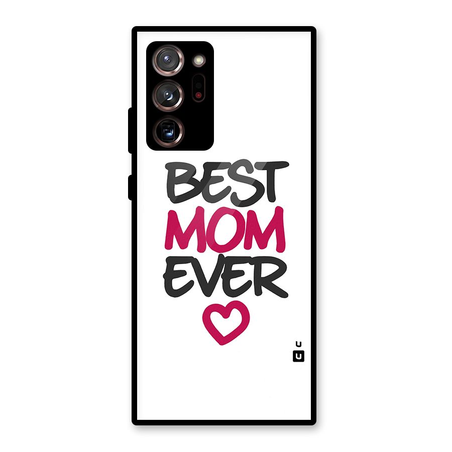 Best Mom Ever Glass Back Case for Galaxy Note 20 Ultra