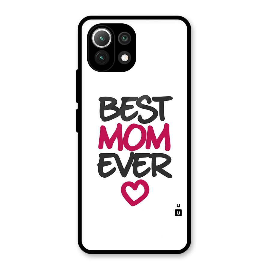 Best Mom Ever Glass Back Case for Mi 11 Lite