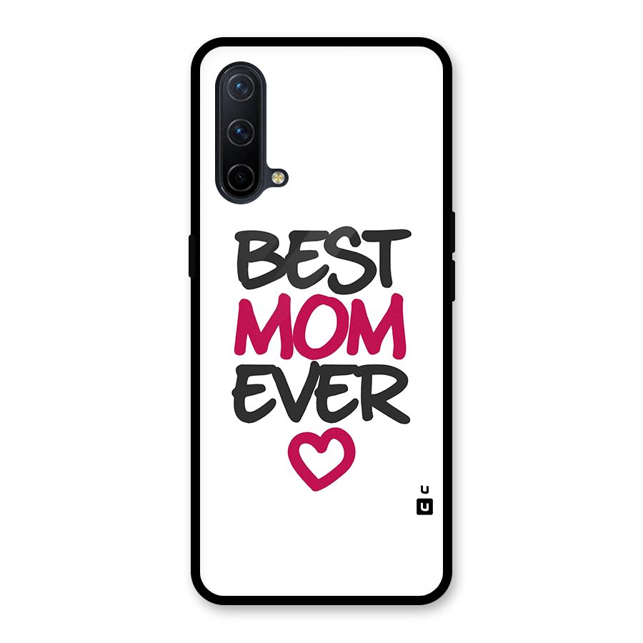 Best Mom Ever Glass Back Case for OnePlus Nord CE 5G