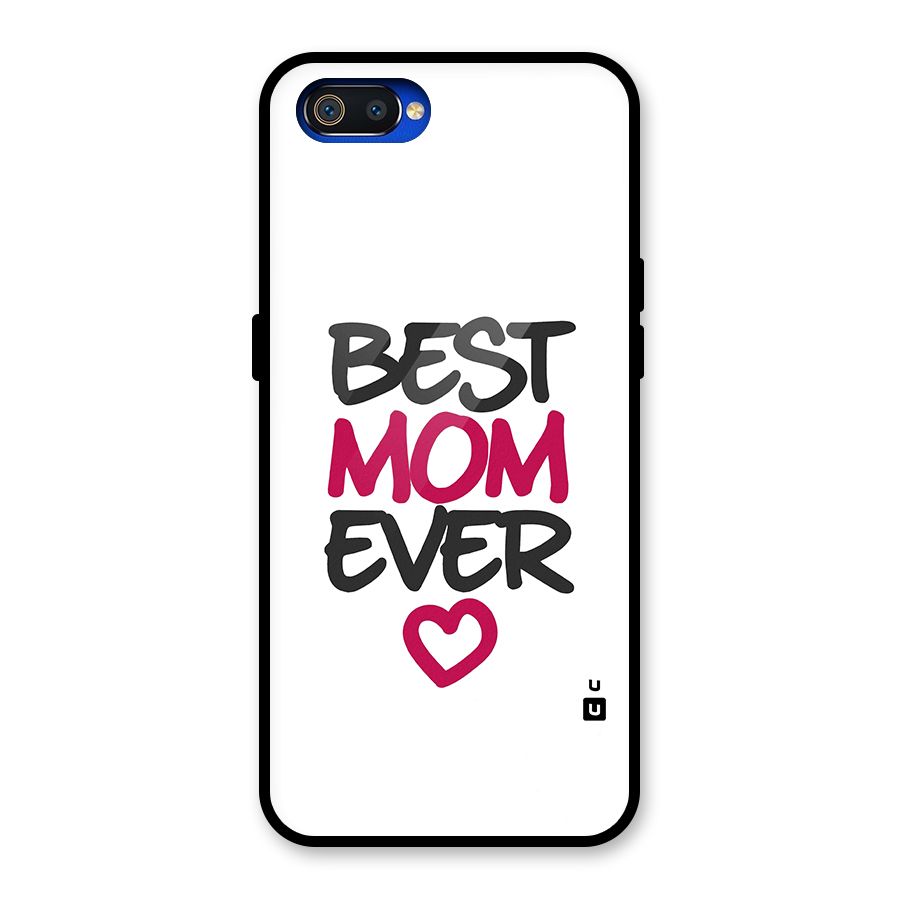 Best Mom Ever Glass Back Case for Realme C2