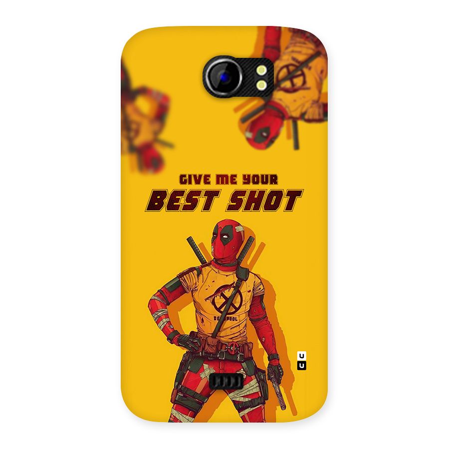 Best Shot Back Case for Canvas 2 A110