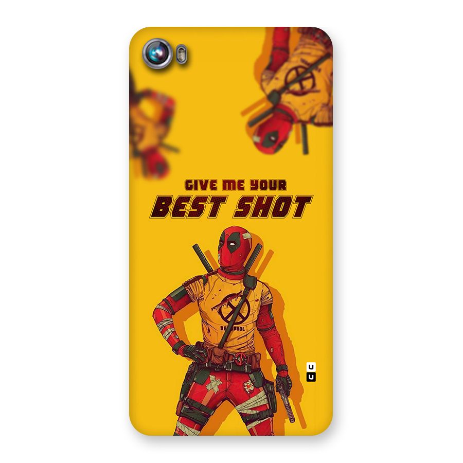 Best Shot Back Case for Canvas Fire 4 (A107)