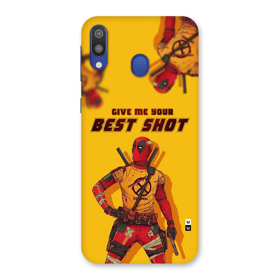 Best Shot Back Case for Galaxy M20