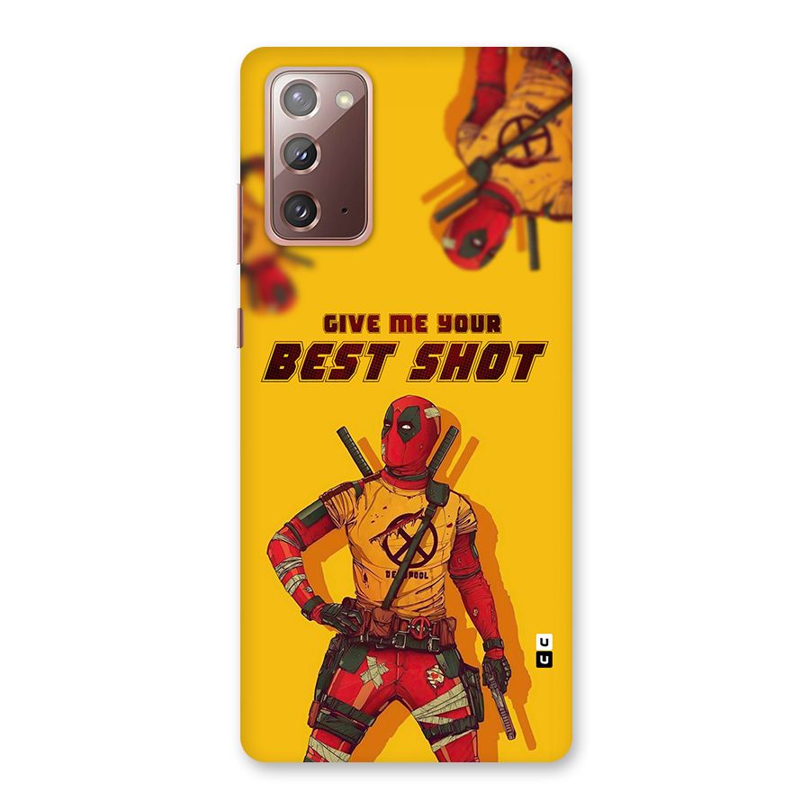 Best Shot Back Case for Galaxy Note 20