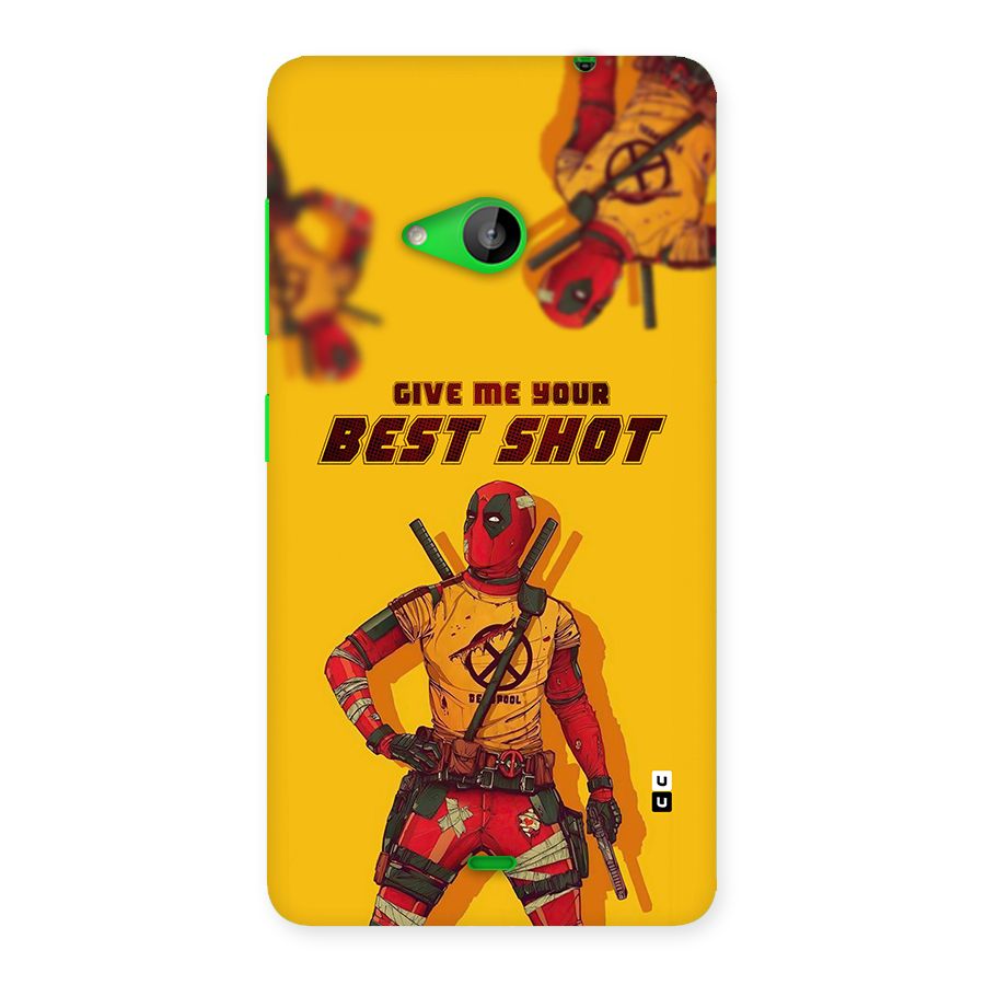 Best Shot Back Case for Lumia 535