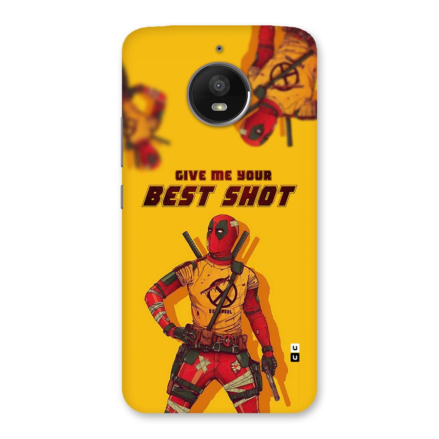 Best Shot Back Case for Moto E4 Plus