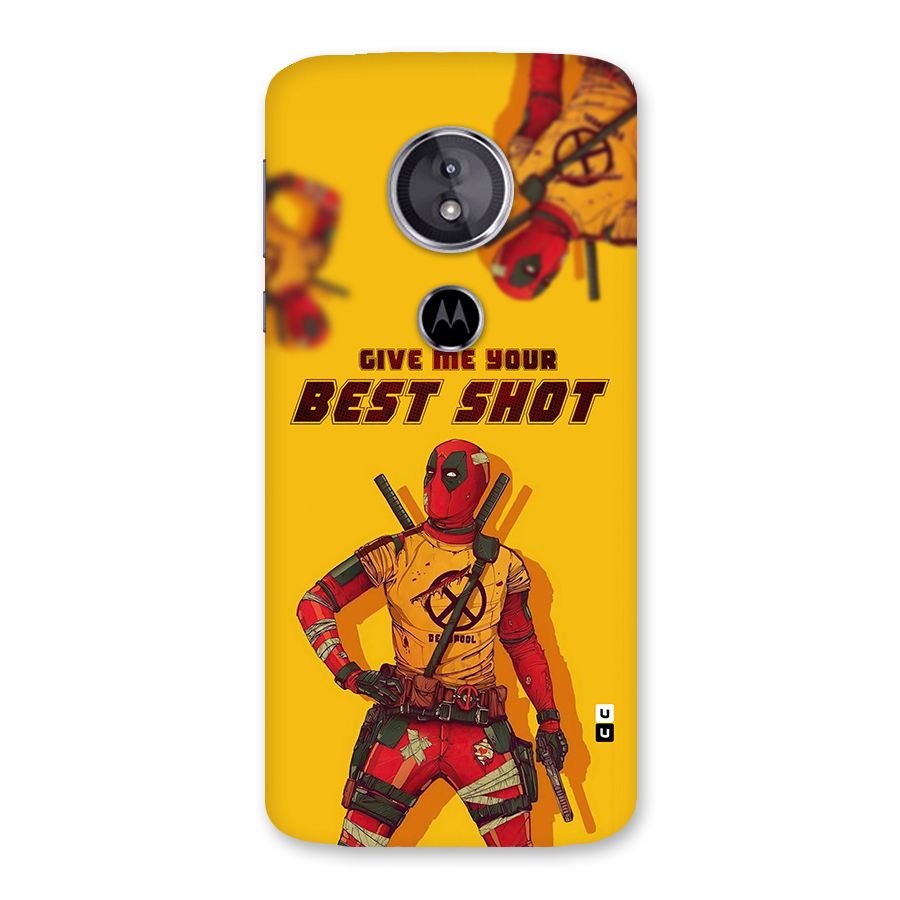 Best Shot Back Case for Moto E5