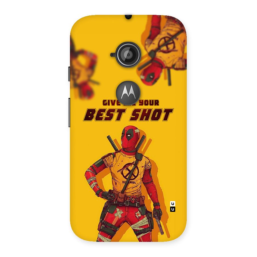 Best Shot Back Case for Moto E 2nd Gen