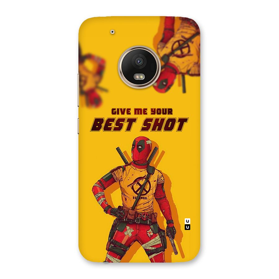 Best Shot Back Case for Moto G5 Plus