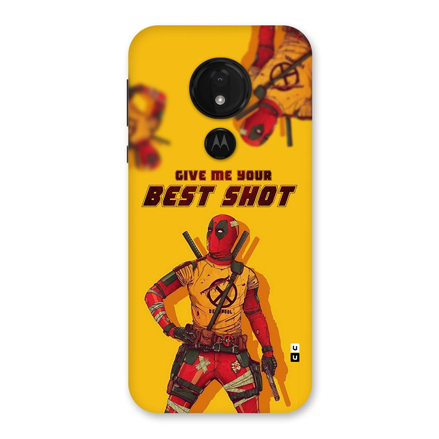Best Shot Back Case for Moto G7 Power