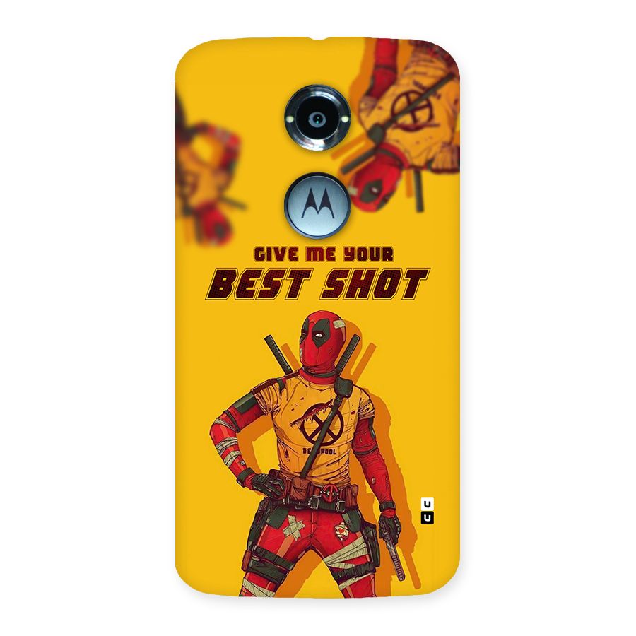 Best Shot Back Case for Moto X2