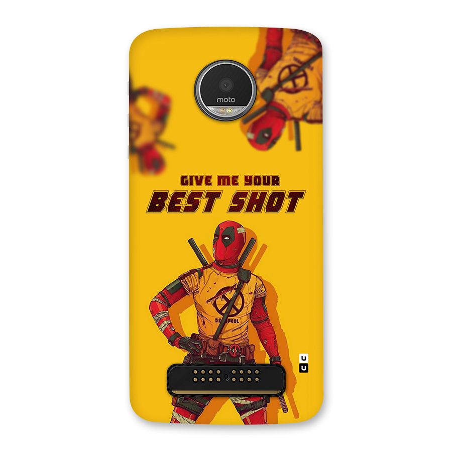Best Shot Back Case for Moto Z Play