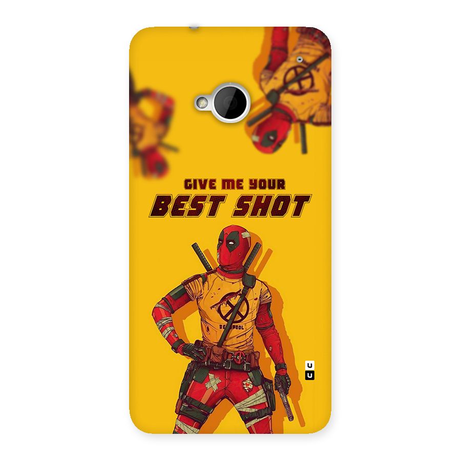 Best Shot Back Case for One M7 (Single Sim)