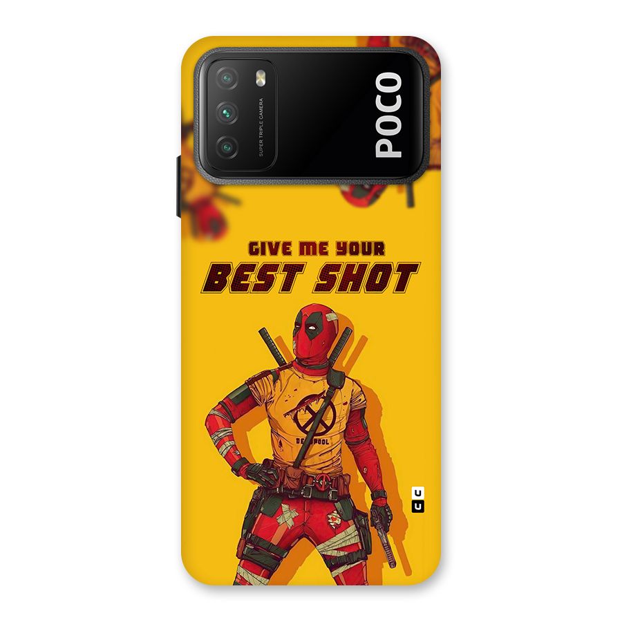 Best Shot Back Case for Poco M3