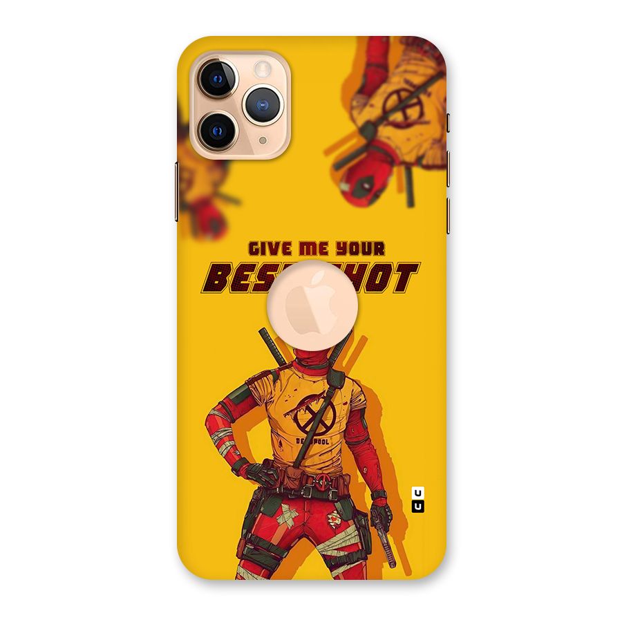 Best Shot Back Case for iPhone 11 Pro Max Logo Cut