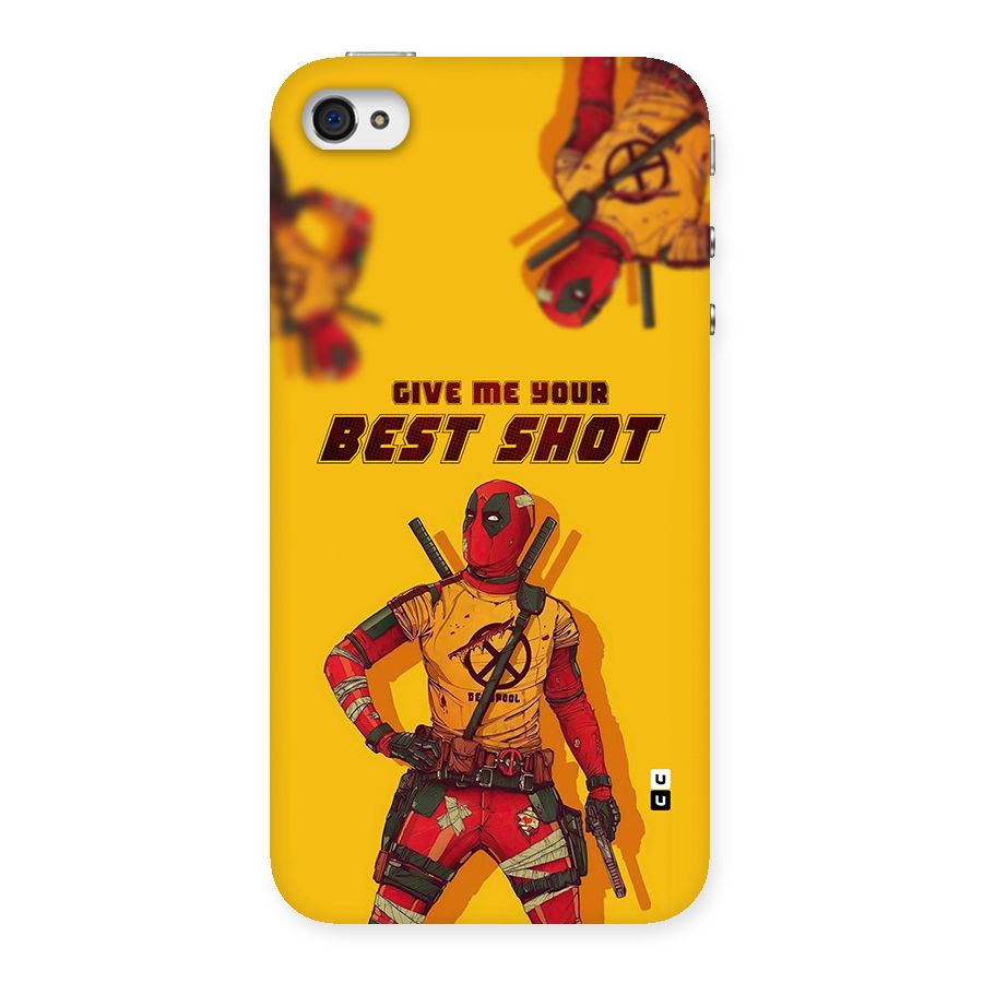 Best Shot Back Case for iPhone 4 4s