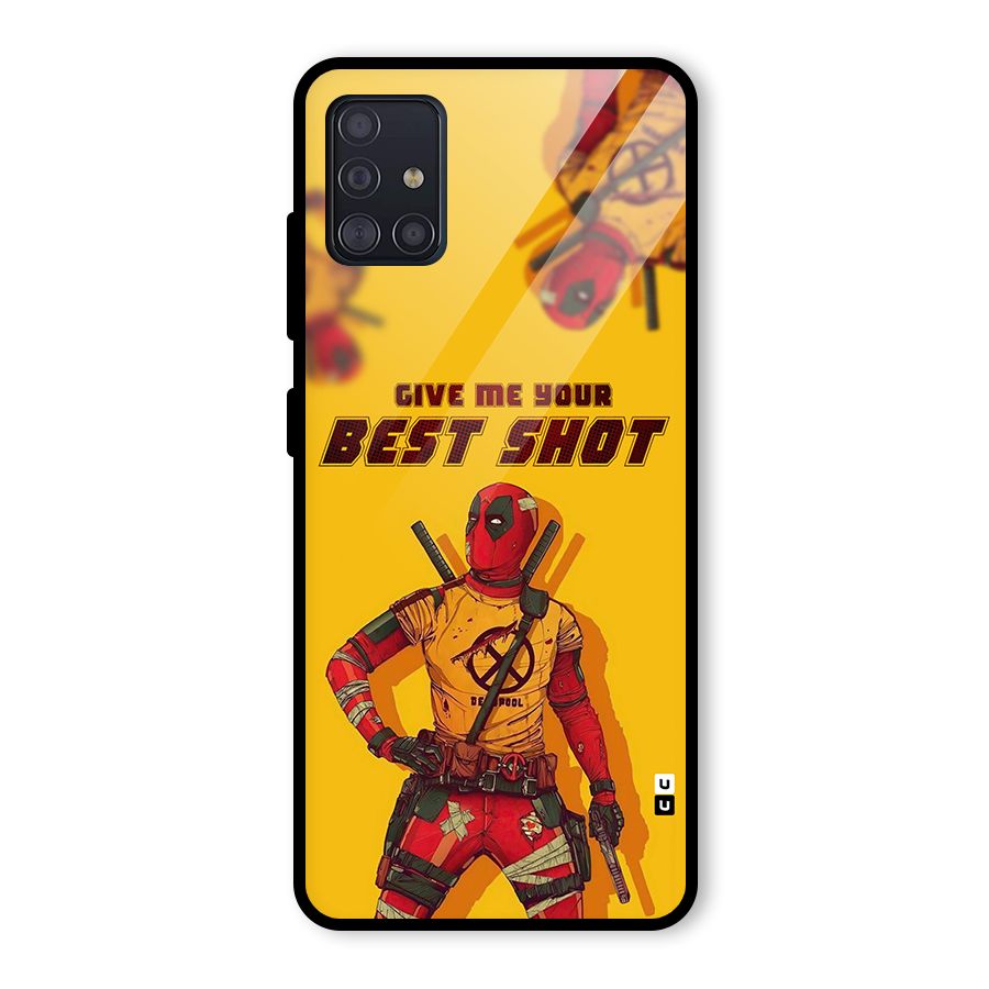 Best Shot Glass Back Case for Galaxy A51