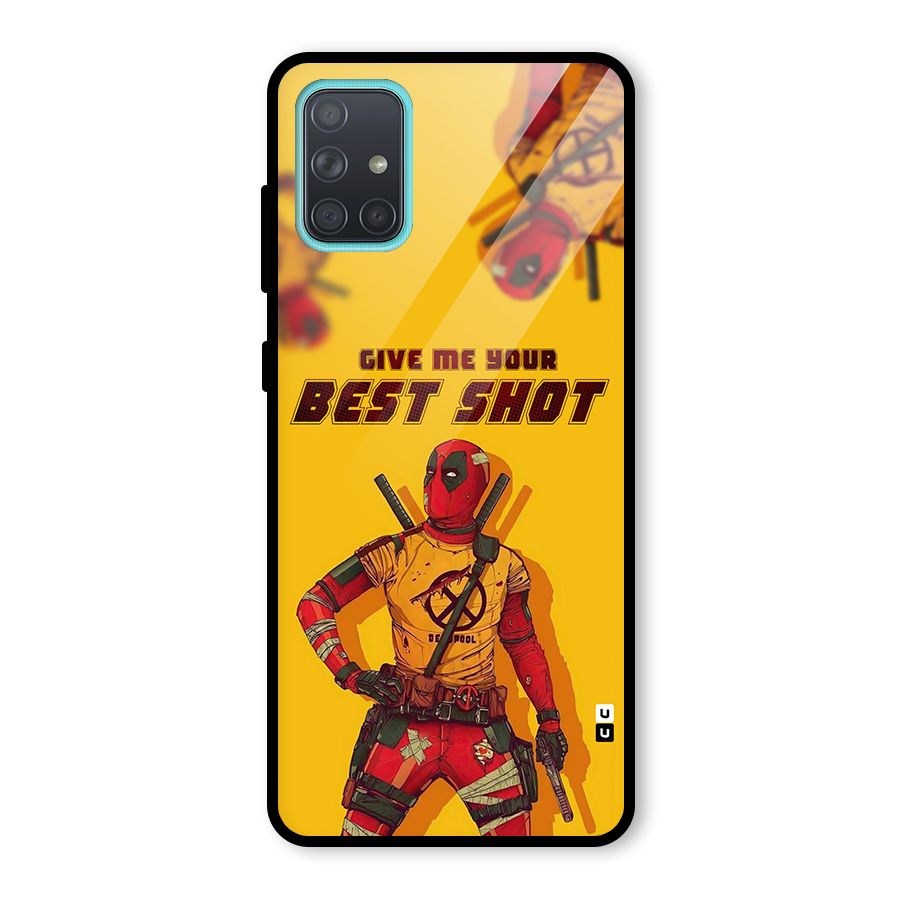 Best Shot Glass Back Case for Galaxy A71