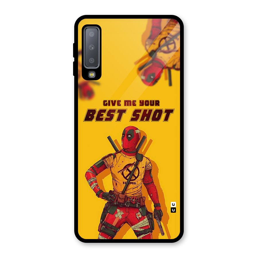 Best Shot Glass Back Case for Galaxy A7 (2018)