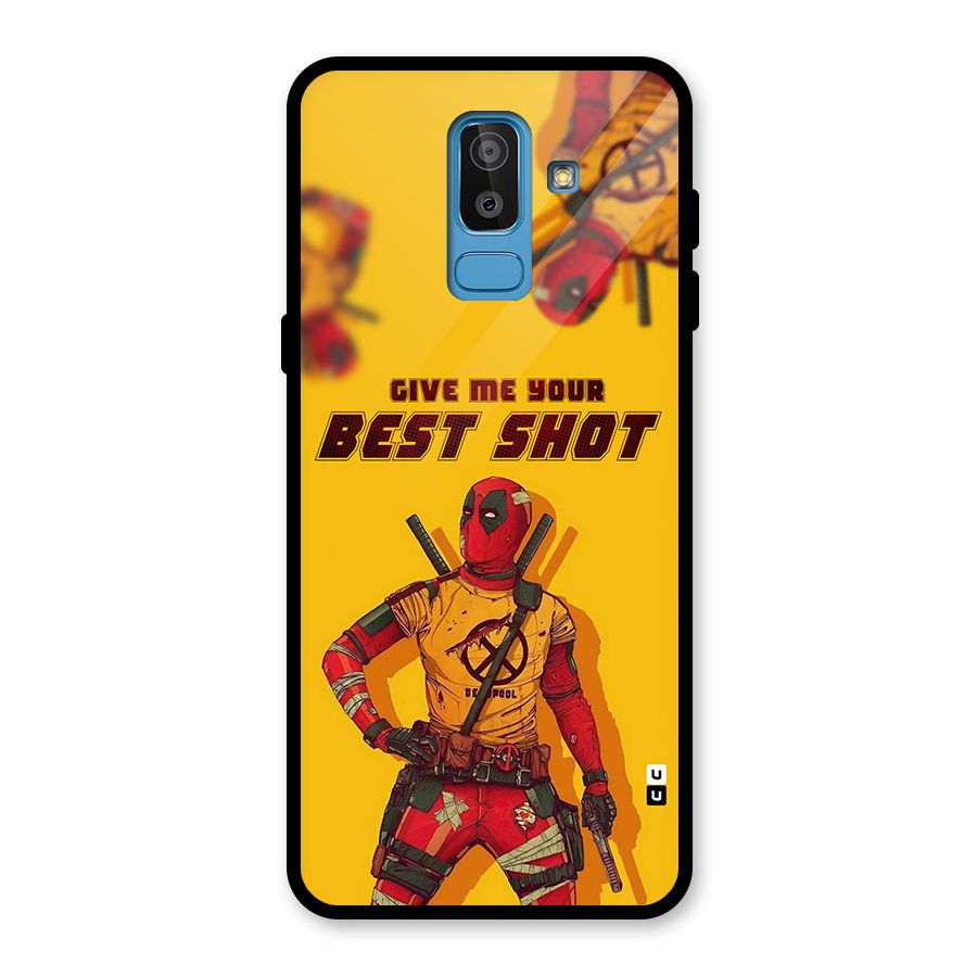 Best Shot Glass Back Case for Galaxy J8