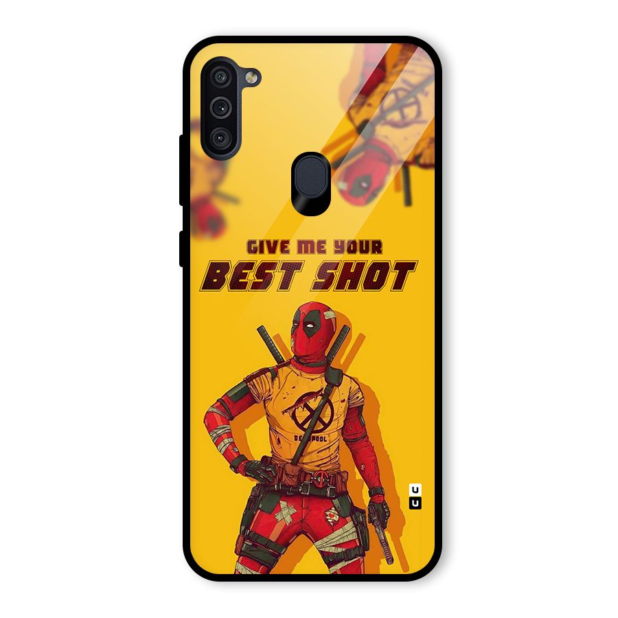 Best Shot Glass Back Case for Galaxy M11