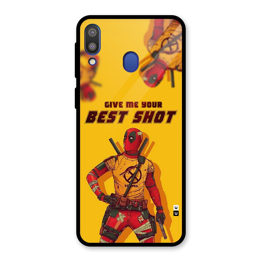 Best Shot Glass Back Case for Galaxy M20