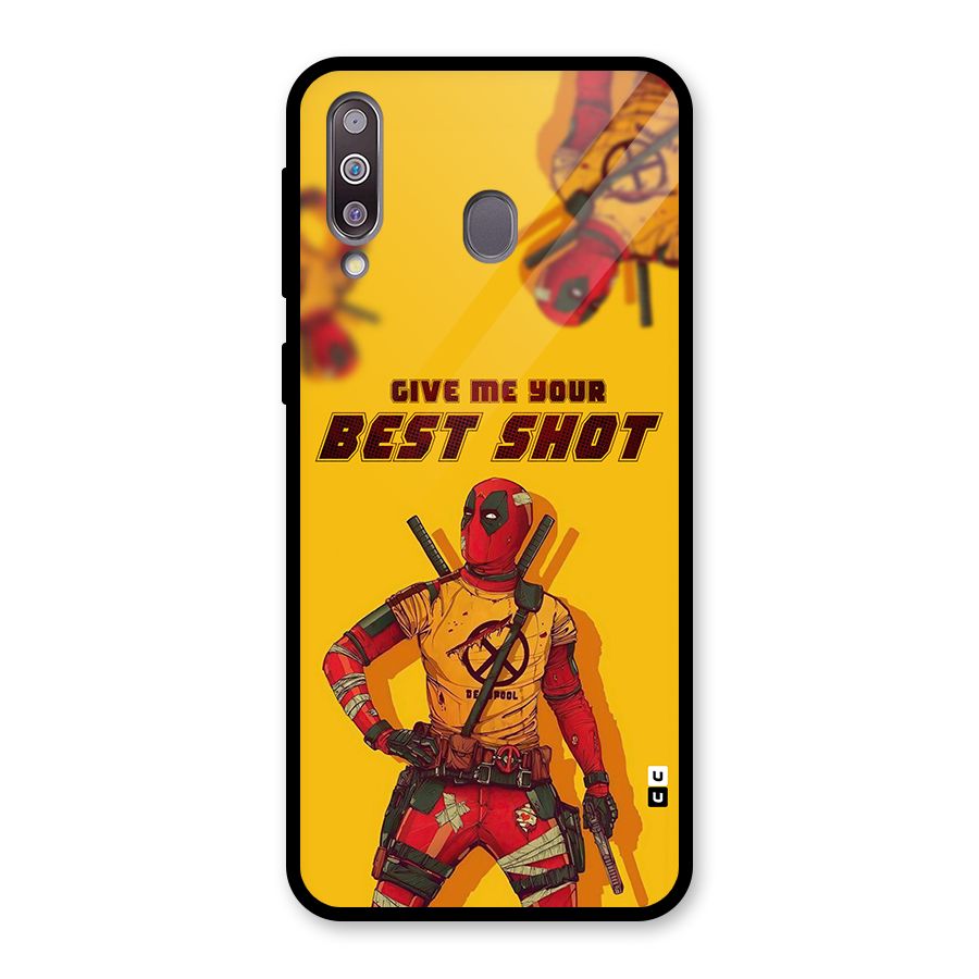 Best Shot Glass Back Case for Galaxy M30
