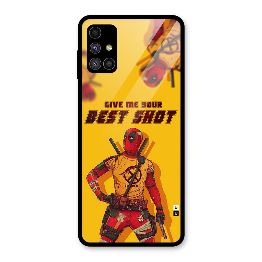 Best Shot Glass Back Case for Galaxy M51