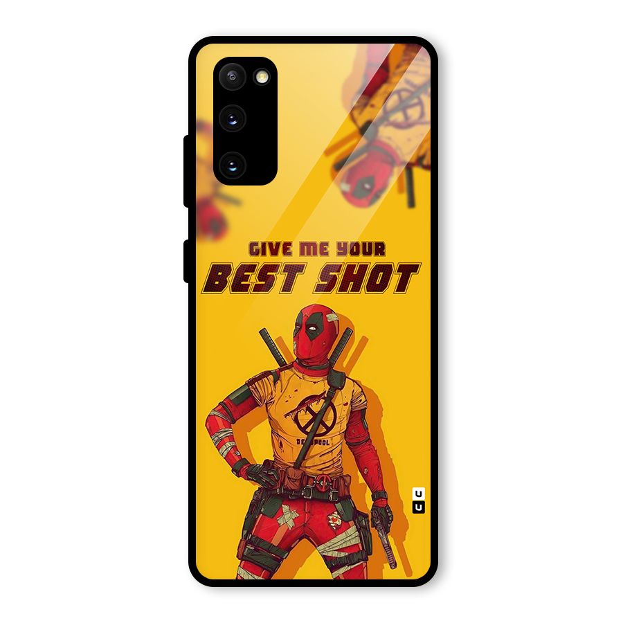Best Shot Glass Back Case for Galaxy S20 FE
