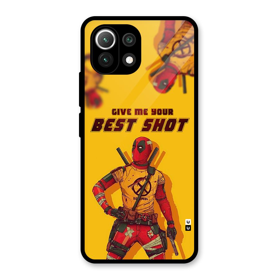 Best Shot Glass Back Case for Mi 11 Lite NE 5G