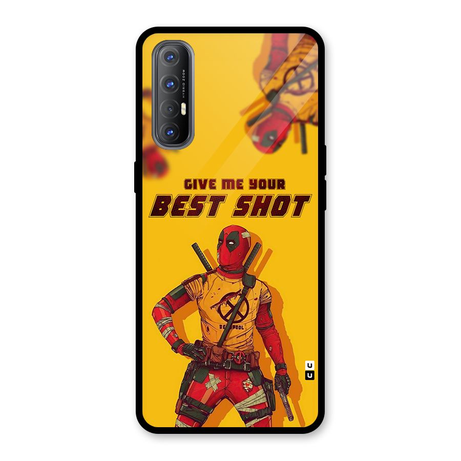 Best Shot Glass Back Case for Oppo Reno3 Pro