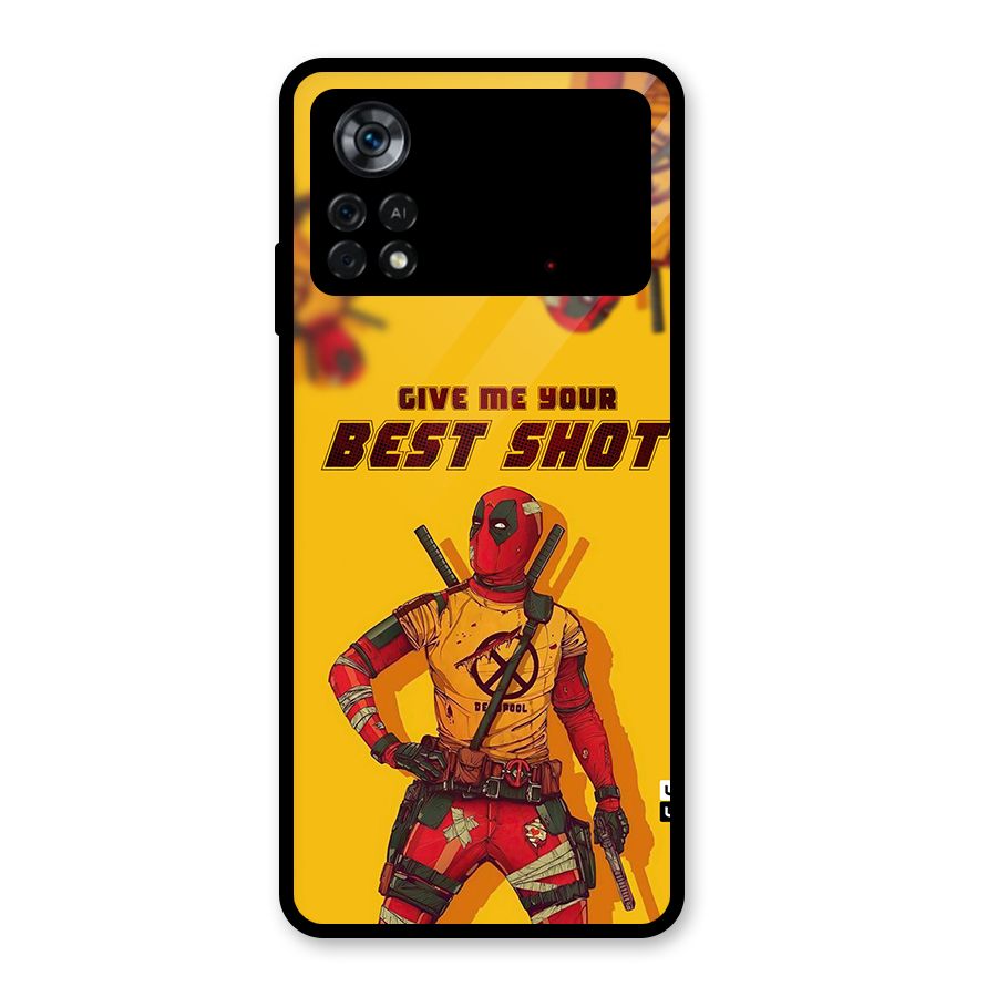 Best Shot Glass Back Case for Poco X4 Pro 5G