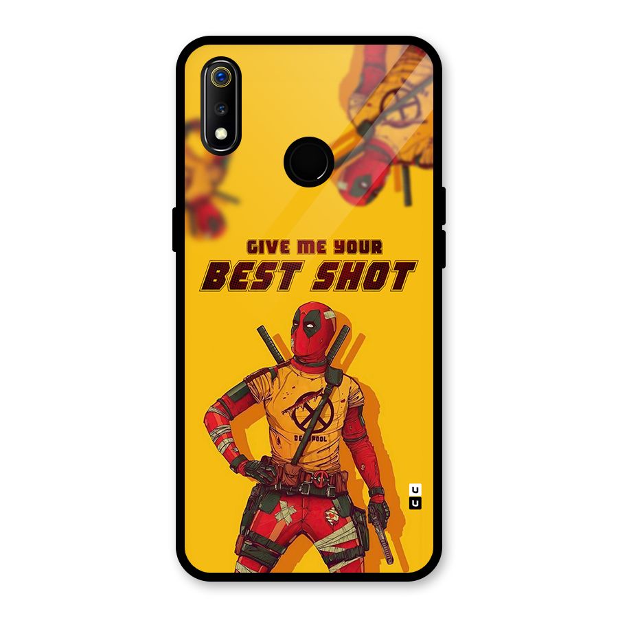 Best Shot Glass Back Case for Realme 3i