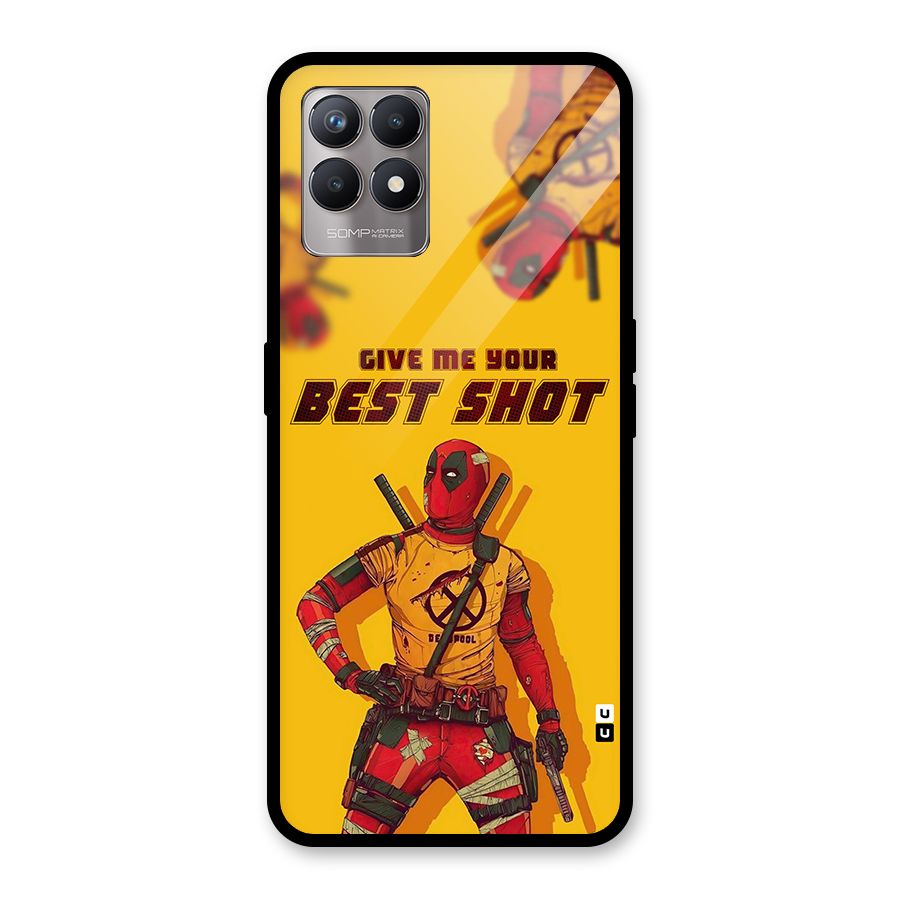 Best Shot Glass Back Case for Realme 8i