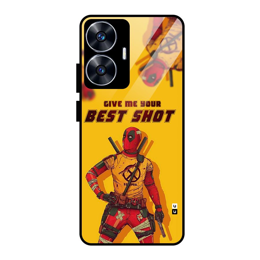 Best Shot Glass Back Case for Realme Narzo N55