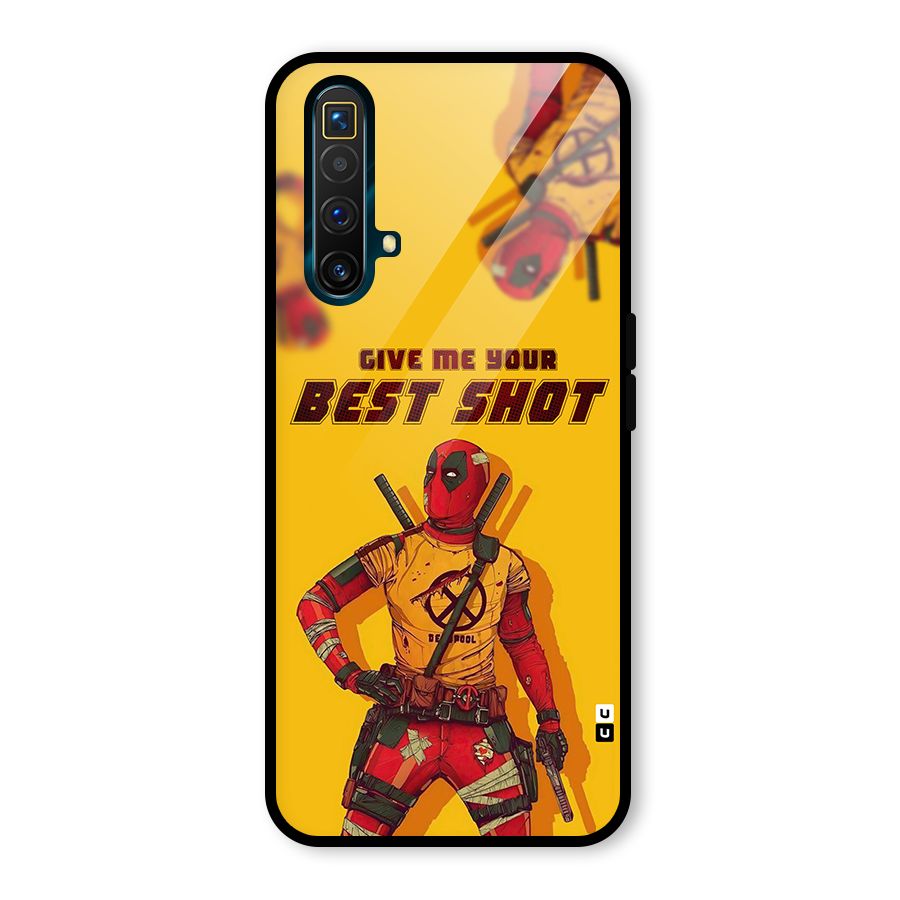 Best Shot Glass Back Case for Realme X3