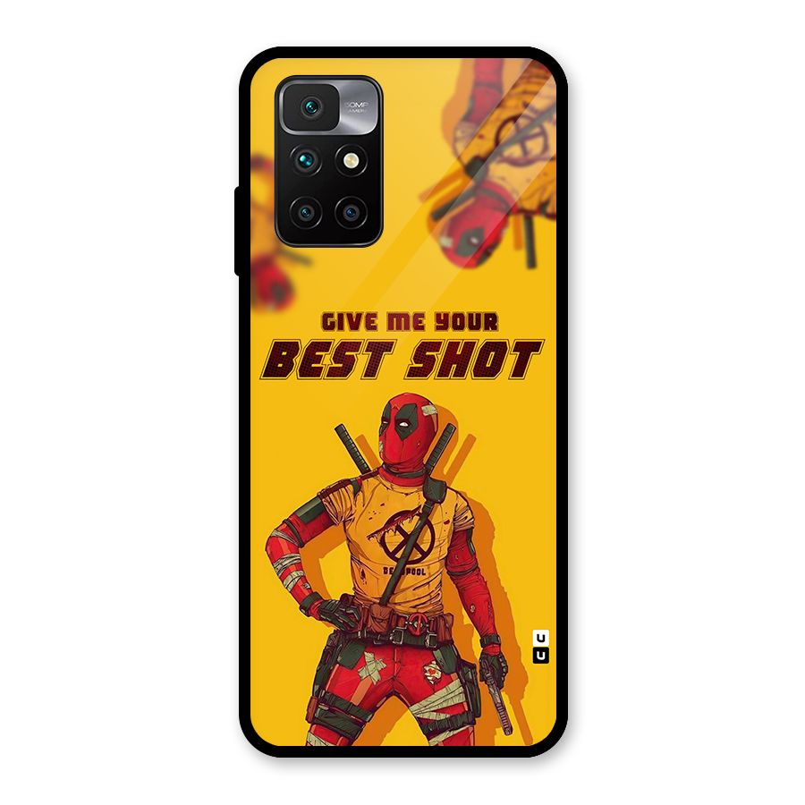 Best Shot Glass Back Case for Redmi 10 Prime