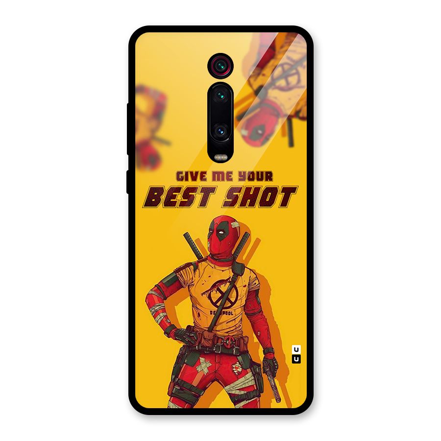 Best Shot Glass Back Case for Redmi K20