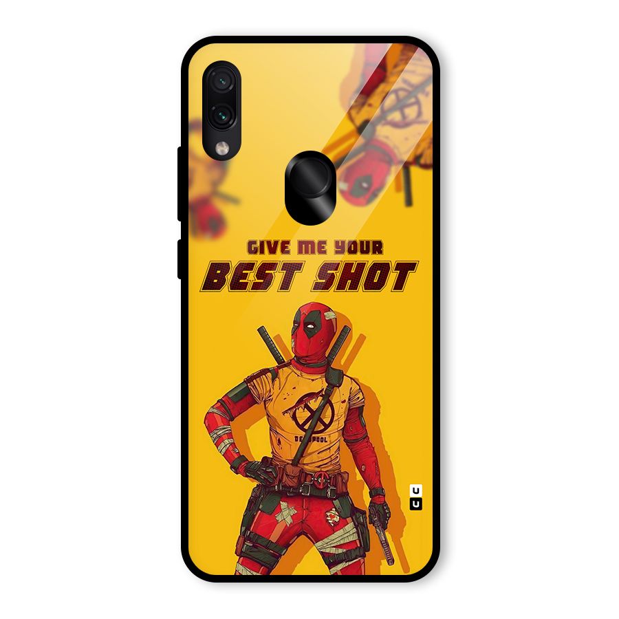 Best Shot Glass Back Case for Redmi Note 7S