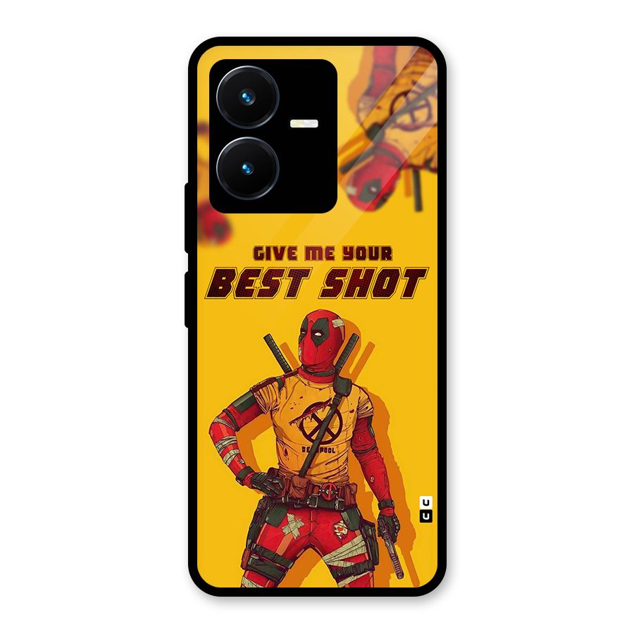 Best Shot Glass Back Case for Vivo Y22s