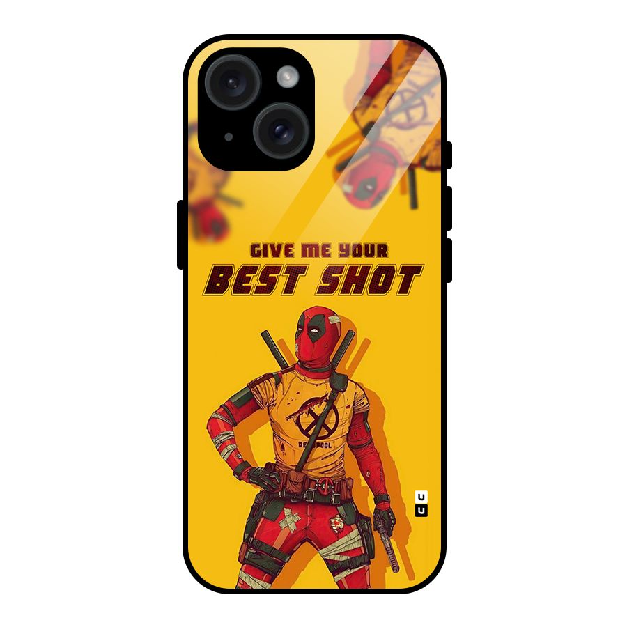 Best Shot Glass Back Case for iPhone 15