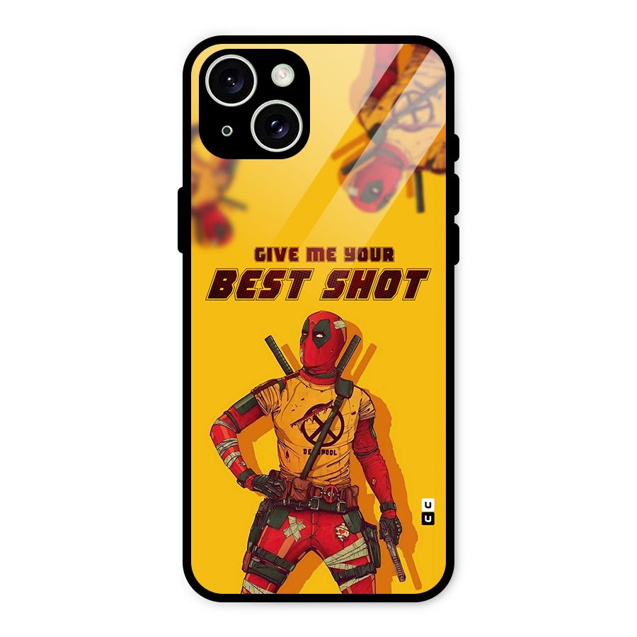 Best Shot Glass Back Case for iPhone 15 Plus