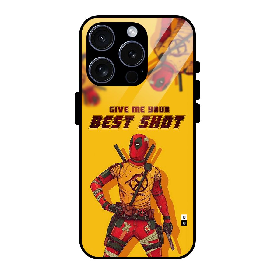 Best Shot Glass Back Case for iPhone 15 Pro