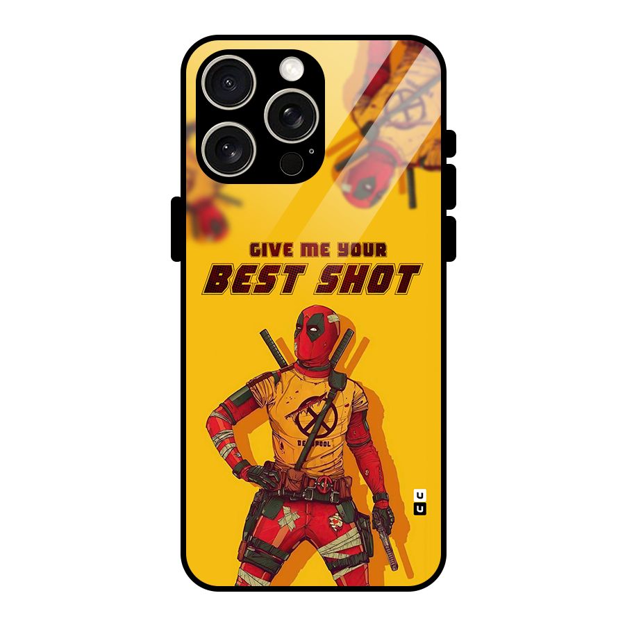 Best Shot Glass Back Case for iPhone 15 Pro Max