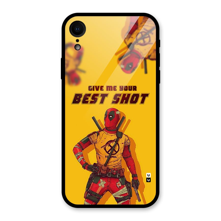 Best Shot Glass Back Case for iPhone XR