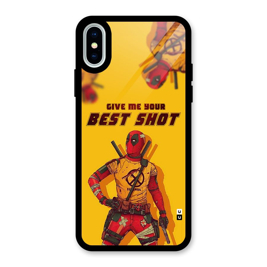Best Shot Glass Back Case for iPhone XS