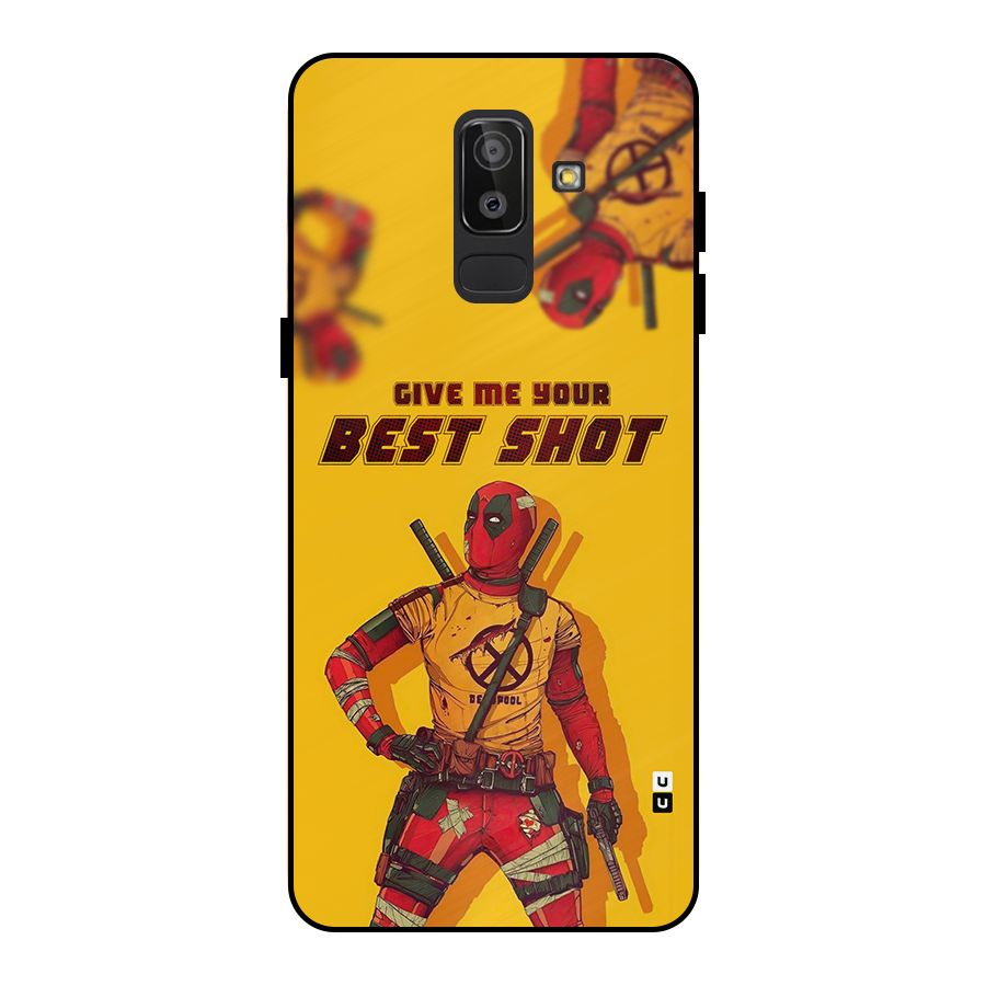 Best Shot Metal Back Case for Galaxy J8