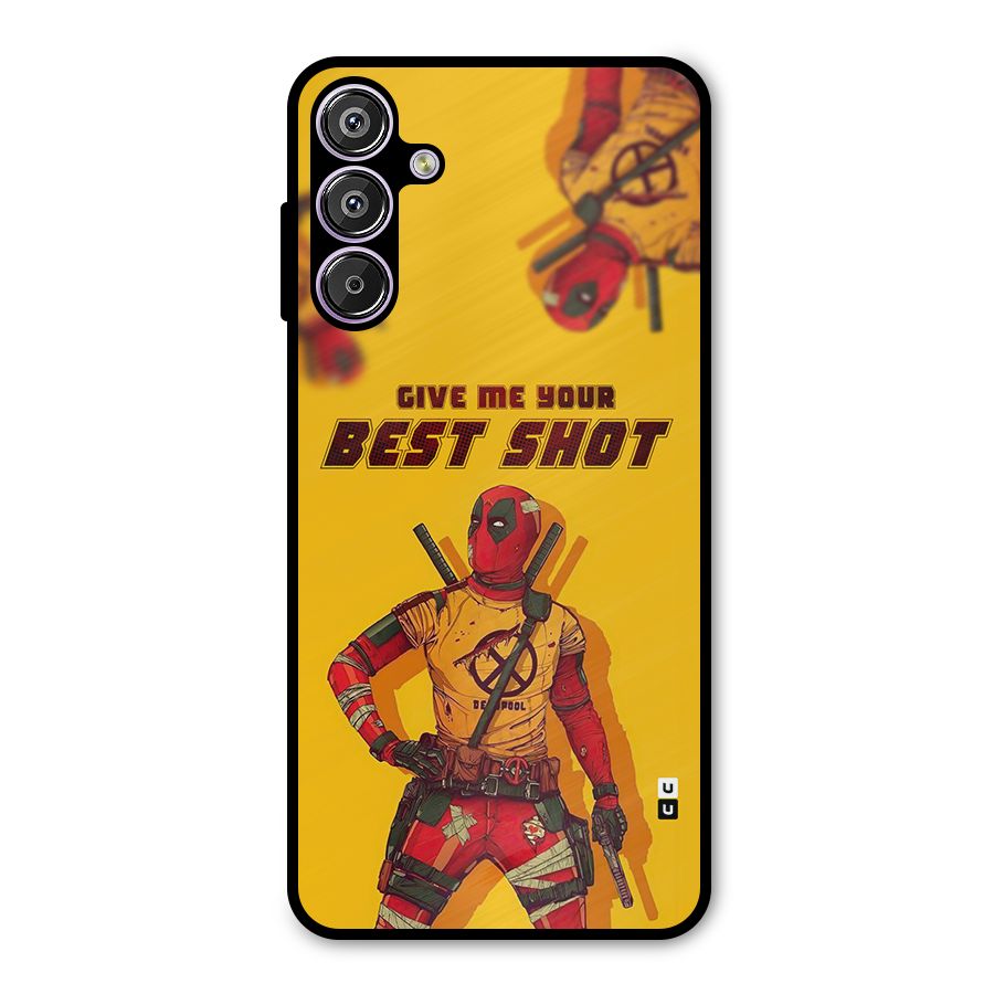 Best Shot Metal Back Case for Galaxy M15