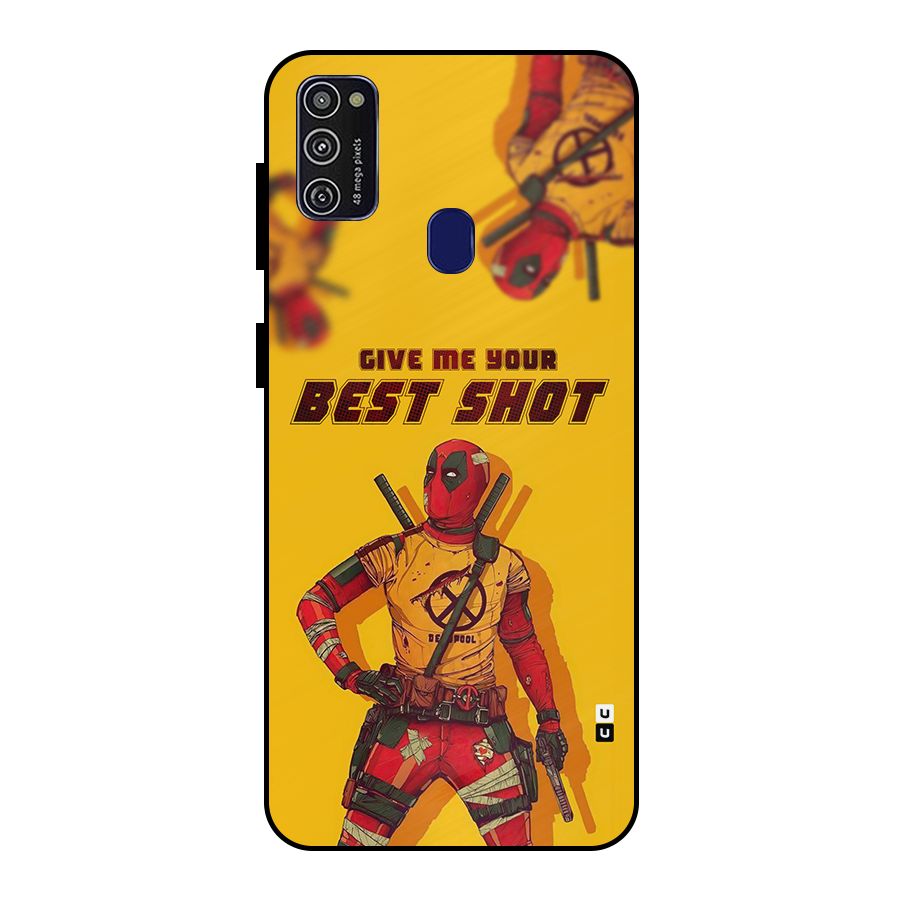 Best Shot Metal Back Case for Galaxy M21