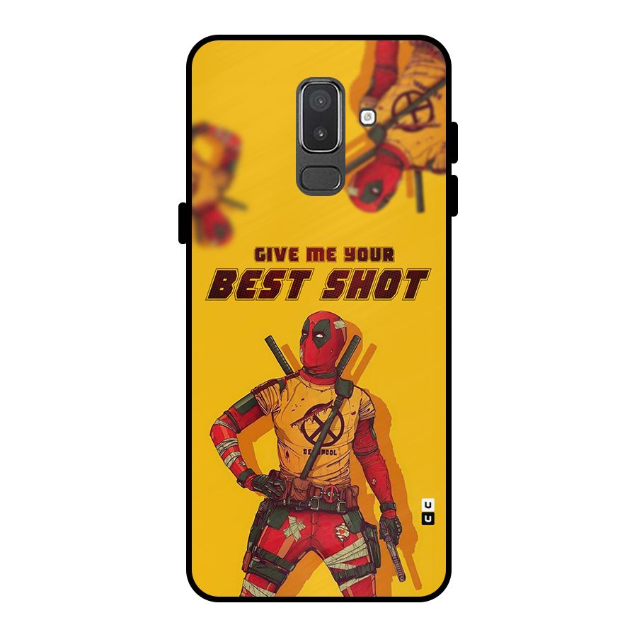 Best Shot Metal Back Case for Galaxy On8 (2018)